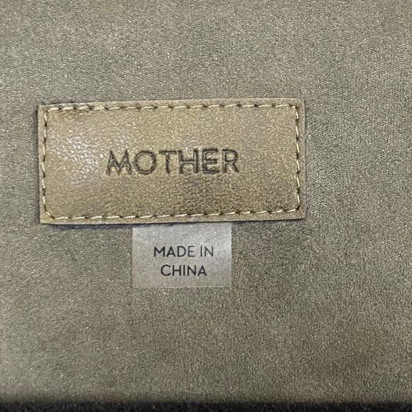 MOTHER The Tip Off Fringed Faux Suede Quilted Shell Jacket Size XS NWOT - Picture 8 of 16